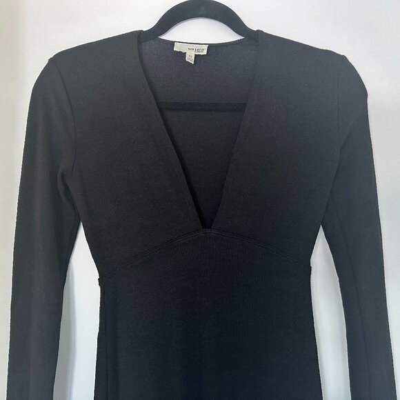 ARITZIA Wilfred Free V-Neck Long-Sleeved Dress - Picture 1 of 4